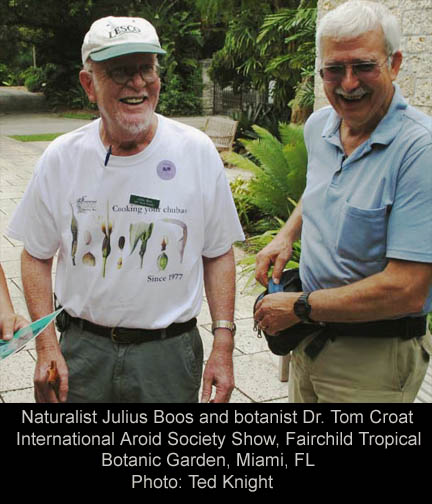 Julius Boos and Dr. Tom Croat